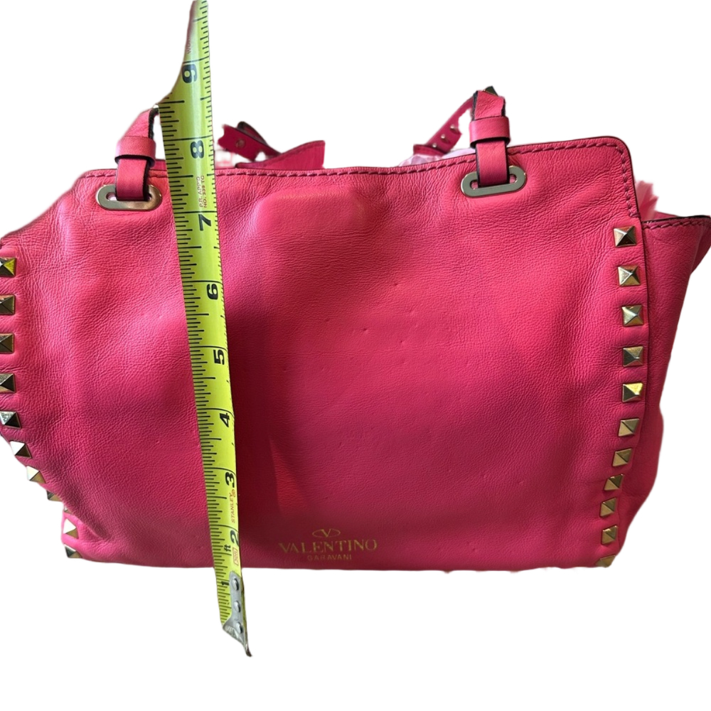 Valentino Pink Rockstud Tote - Picture 4 of 9
